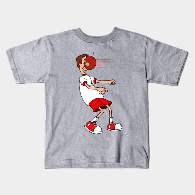 Dodgeball Kids T-Shirt by julianarnold